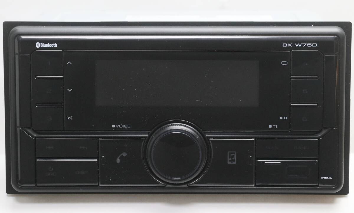 スバル純正OP KENWOOD ワイドサイズ Bluetooth/USBチューナー BK-W75D