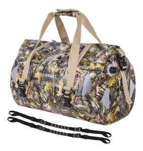 WILD HEART 防水バッグ ダッフルバッグ 66L 溶接シームショルダーストラップ付き バイン