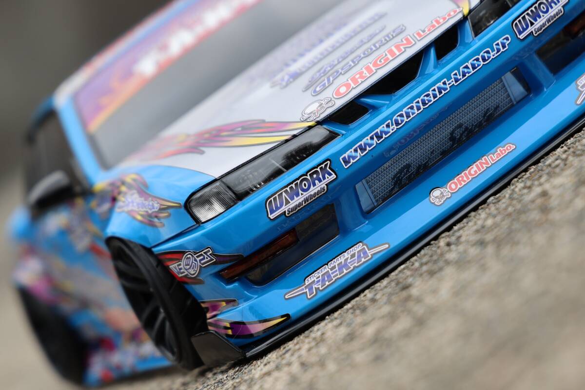 新製品 1/10 アディクション ニッサン S14 シルビア 横田 卓三 D1