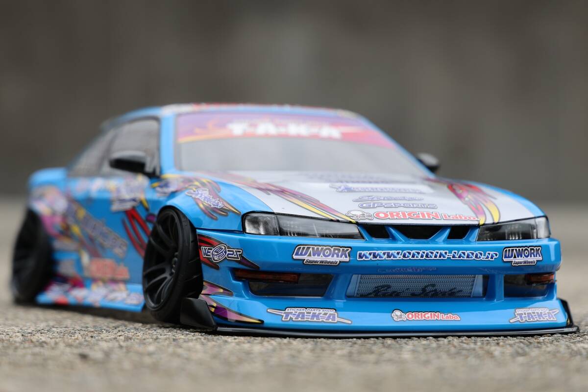 新製品 1/10 アディクション ニッサン S14 シルビア 横田 卓三 D1