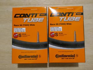 CONTINENTAL Race 28 WIDE コンチネンタル　 700×25-32C 42mm チューブ 2本セット