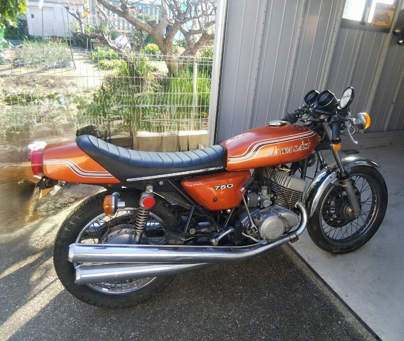 Kawasaki 750ssマッハⅣ美品 ☆希少！！☆1975年式 KAWASAKI 750SS H2C マッハⅣ KH Z1 Z2 VM33