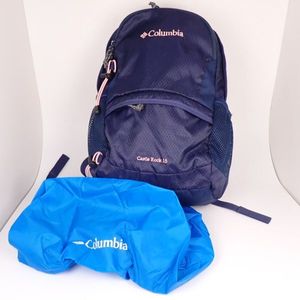 Columbia コロンビア Castle Rock 15 ネイビー リュックサック カバー付き