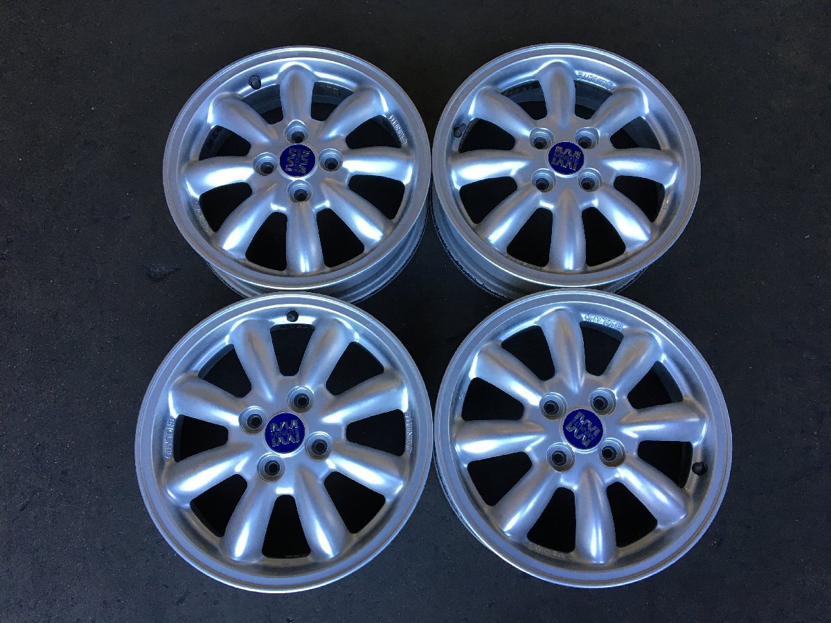 ミニライト MINILITE ホイール 15×4.5J +45 PCD100 4穴 ハブ径54 4本