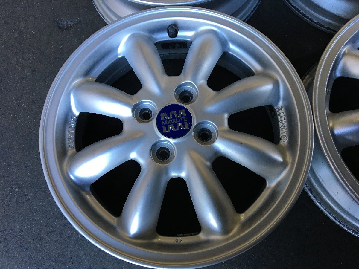 ミニライト MINILITE ホイール 15×4.5J +45 PCD100 4穴 ハブ径54 4本