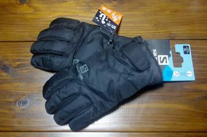 展示品未使用送料無料 SALOMON　スキー グローブ　メンズ　XLサイズ 手袋 メンズ サロモ