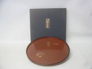 輪島塗丸盆の値段と価格推移は？｜2件の売買データから輪島塗丸盆の