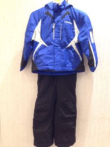 ●●366●RESEEDA スキーウエア / 130 上下セット / ブルー ブラック / スノーボード キ