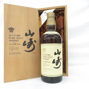 サントリー 山崎 12年 木箱のYahoo!オークション(旧ヤフオク!)の相場