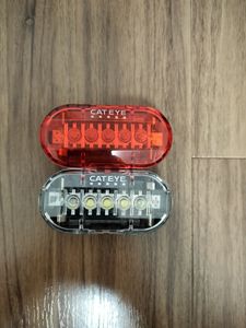 CAT EYE キャットアイ 前後ライトセット LED 自転車 ロードバイク クロスバイク