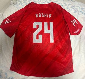 ラシードファラーズ　千葉ジェッツ　ベースボールシャツ　24番　バスケットボール　ユニ