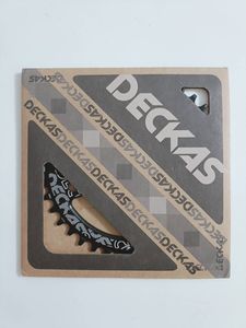 【1円オークション】DECKAS ラウンドチェーンリング 110BCD 4ボルト 40T ナローワイドチ