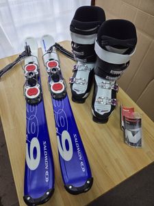 ★★サロモン★スノーブレイド★99㎝★ノルディカ25cm未使用ブーツ★ショートスキーセッ