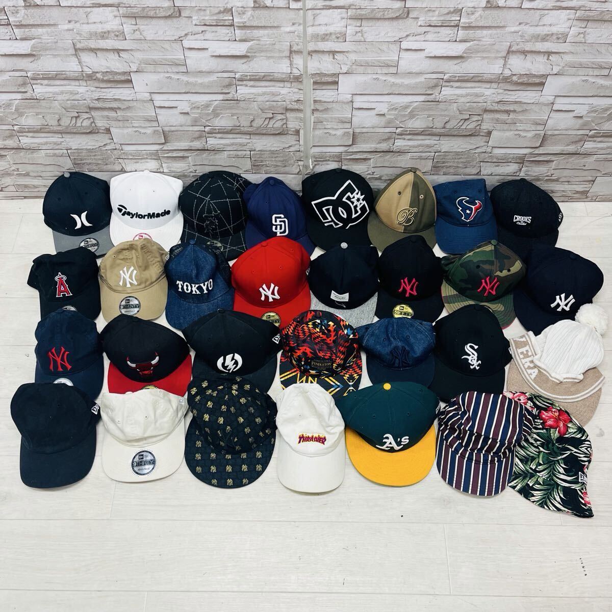 ニューエラ　新品　まとめ売り ☆大量・1円〜☆ NEW ERA ニューエラ キャップ 帽子 まとめて 30個