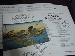 【吹奏楽譜】MARCH KAWASAKI (James Barnes）_1