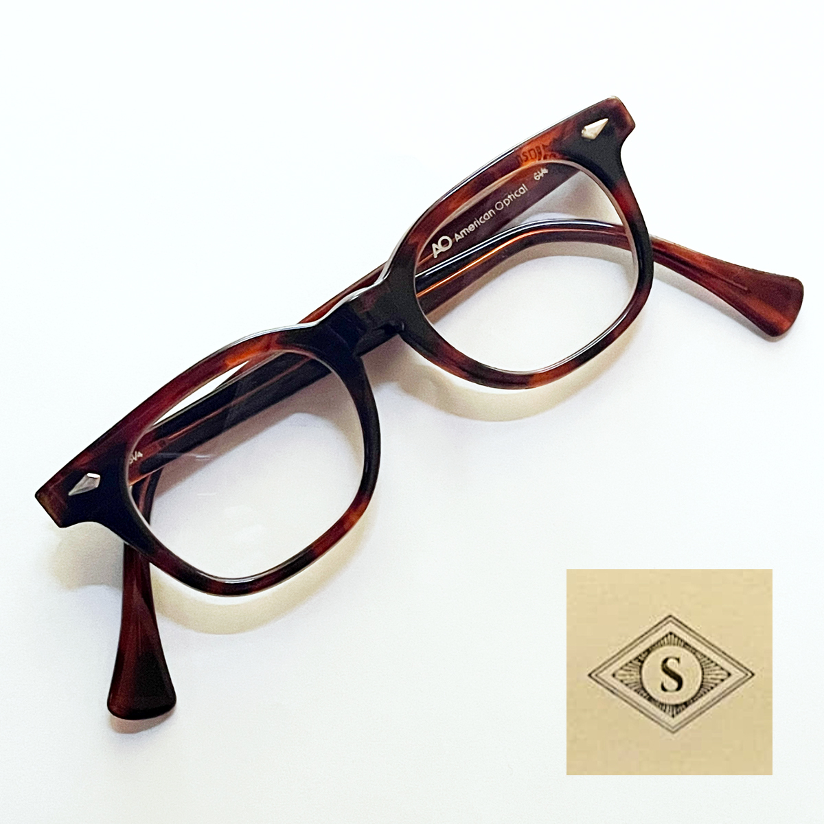 □極美品 50s Solakzade 購入 American Optical STADIUM 46-20 □極美品 50s Solakzade 購入 American Optical STADIUM 46-20