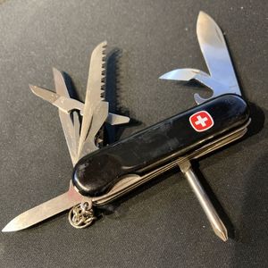 WENGER ウェンガー マルチツール 十徳ナイフ ブラック ハンドル 廃盤 スイス製 キャンプ