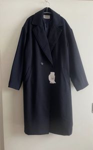 訳あり　ロングコート　レディース　M ネイビー　紺　チェスターコート 定価8,700円