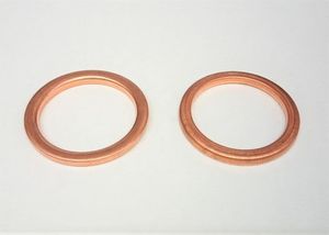 【アールプロ】ネコポス　XS1 XS1B XS650E　オイル ドレンワッシャー 2個セット (17-3802