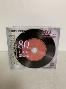 未使用 MITSUBISHI CD-R AUDIO Phono-R 10Pack MUR80PHS10 三菱 録音用 CD-R ファノアー