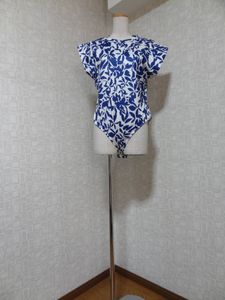 ☆ 未使用！ レディース　社交ダンス　ダンス　ダンス衣装　ブラウス　カットソー　レオ