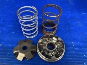 AF35 ライブディオZX 純正プーリー 純正センタースプリング デイトナ 紫センタースプリン