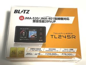 ●BLITZ TL245R　ブリッツTouch-LASER レーザー＆レーダー探知機●JMA-520/401取締機・MS