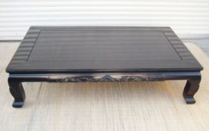 黒檀 座卓の値段と価格推移は？｜2件の売買データから黒檀 座卓の価値
