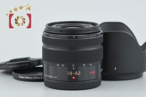 【中古】Panasonic パナソニック LUMIX G VARIO 14-42mm f/3.5-5.6 ASPH. MEGA O.I.S. H-