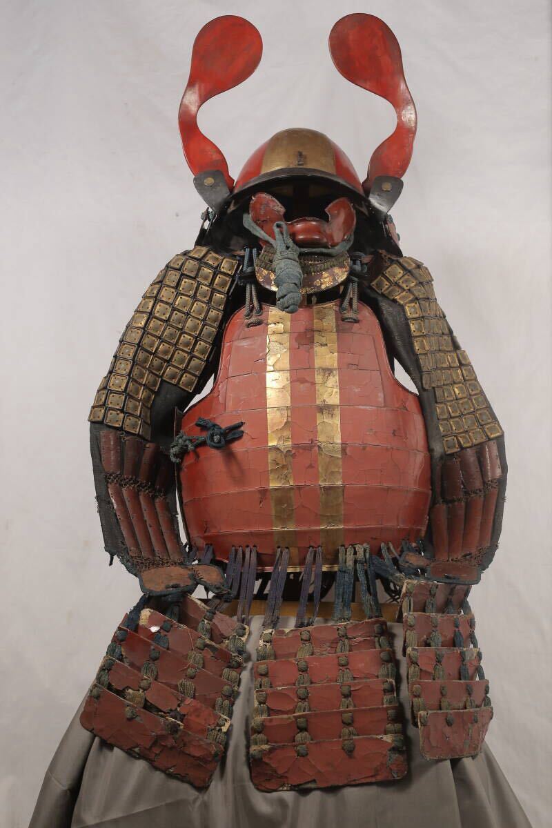 赤鎧(検 馬具 鐙 鎧 甲冑 相馬野馬追 桃山時代 戦国時代 江戸時代 赤鎧(検 馬具 鐙 鎧 甲冑 相馬野馬追 桃山時代 戦国時代 江戸時代