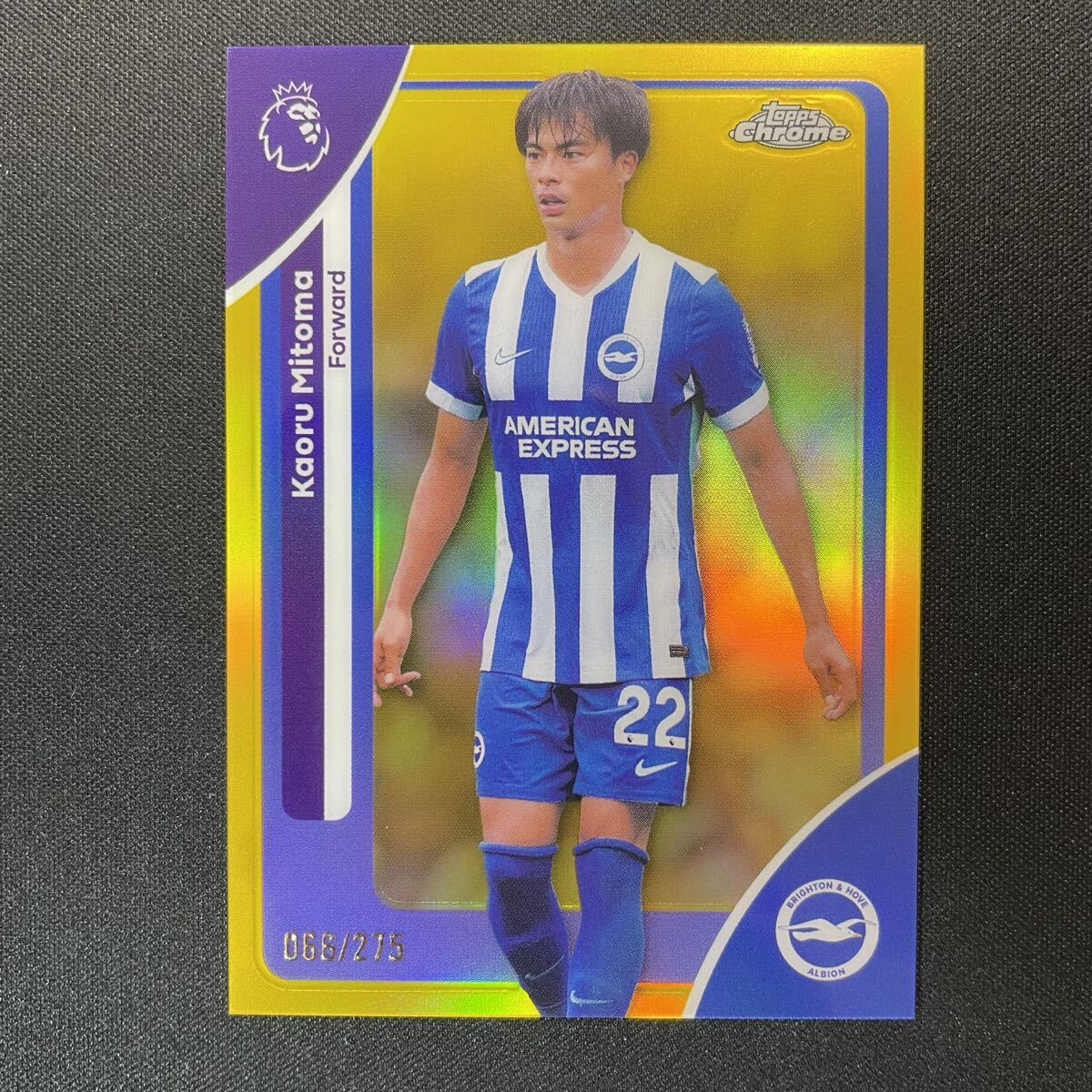 2025-26 Topps Chrome EPL Kaoru Mitoma Brighton /275 三笘薫