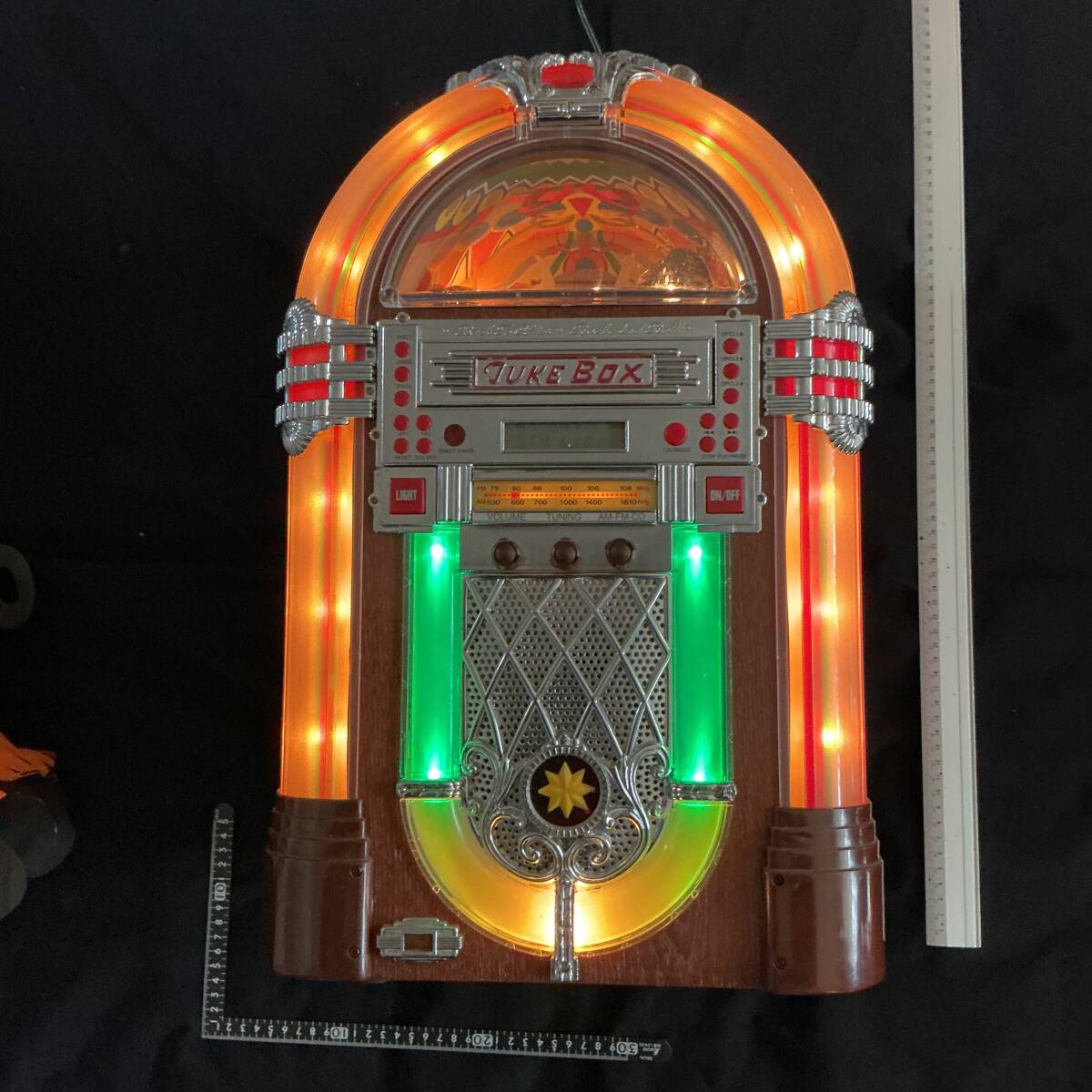 ジュークボックス 電源確認済み プレーヤー ラジオ 店舗備品