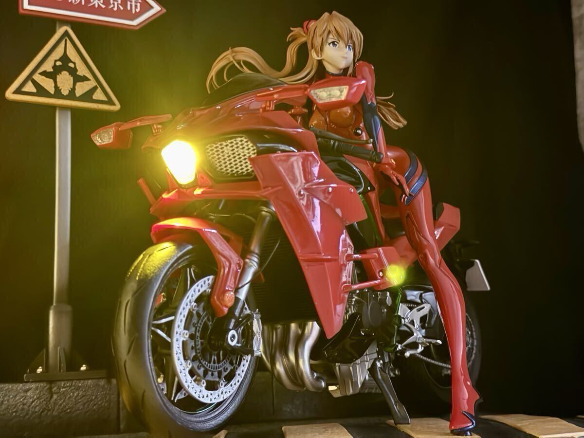 新世紀エヴァンゲリオン 塗装済み完成品 ガレージキット Racing バイク