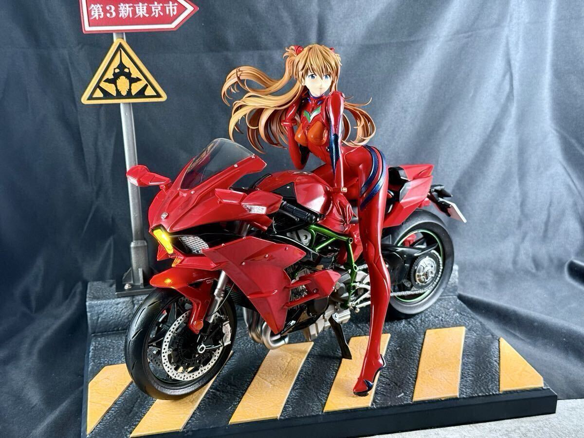 新世紀エヴァンゲリオン 塗装済み完成品 ガレージキット Racing バイク