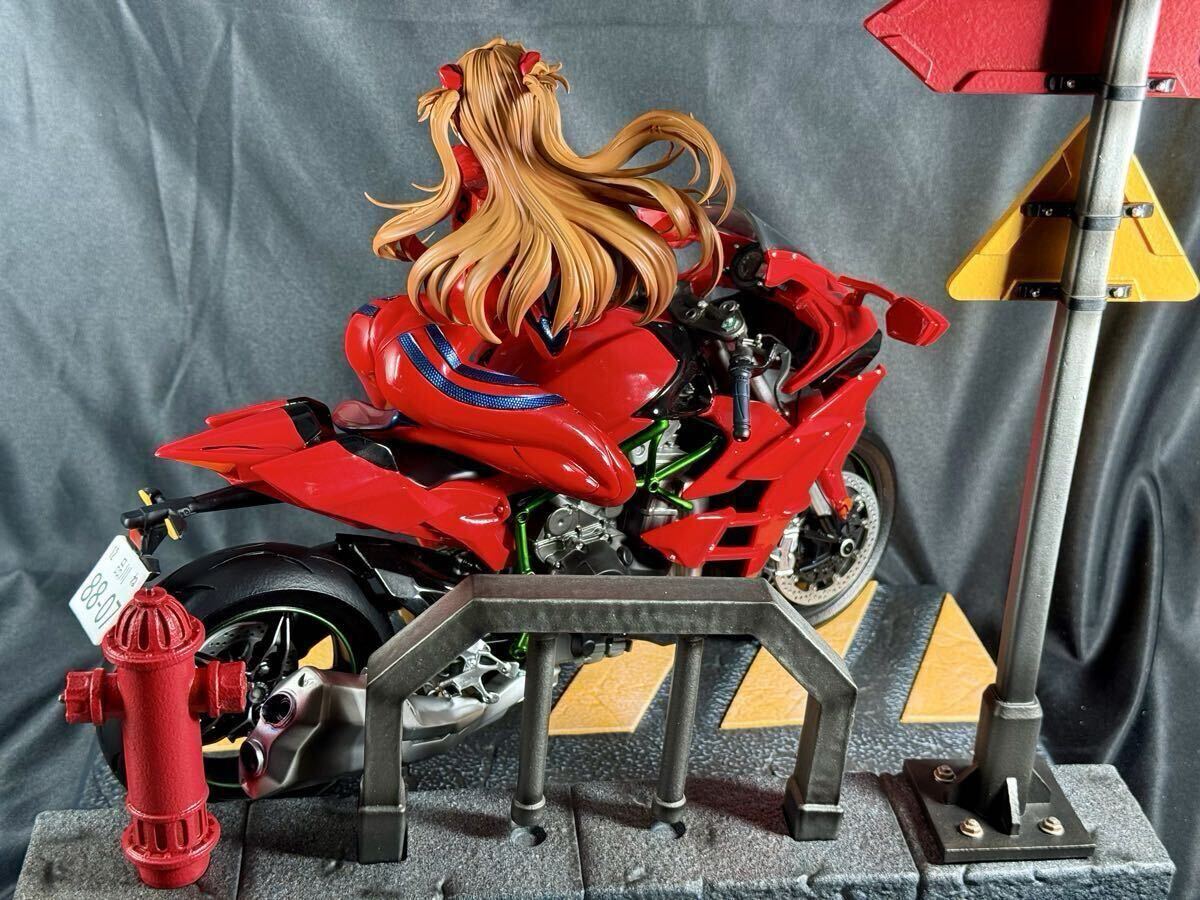 新世紀エヴァンゲリオン 塗装済み完成品 ガレージキット Racing バイク
