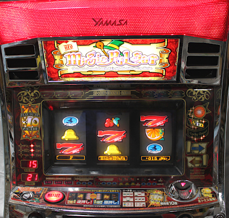 レトロ【4号機パチスロ】ネオマジックパルサーXX（山佐）・100V ・Vo