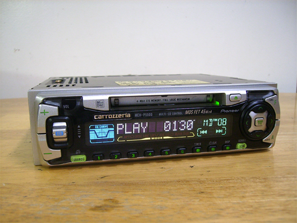 carrozzeria MEH-P5500 ☆ 1DIN-MD 45W×4 IPバス ☆ 動作品