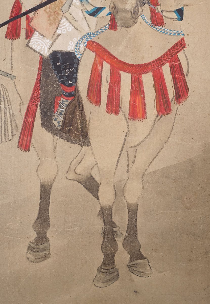蔵壷◇『菊池容斎 武将図』 【模写】 1幅 古筆 古文書 古書 日本画