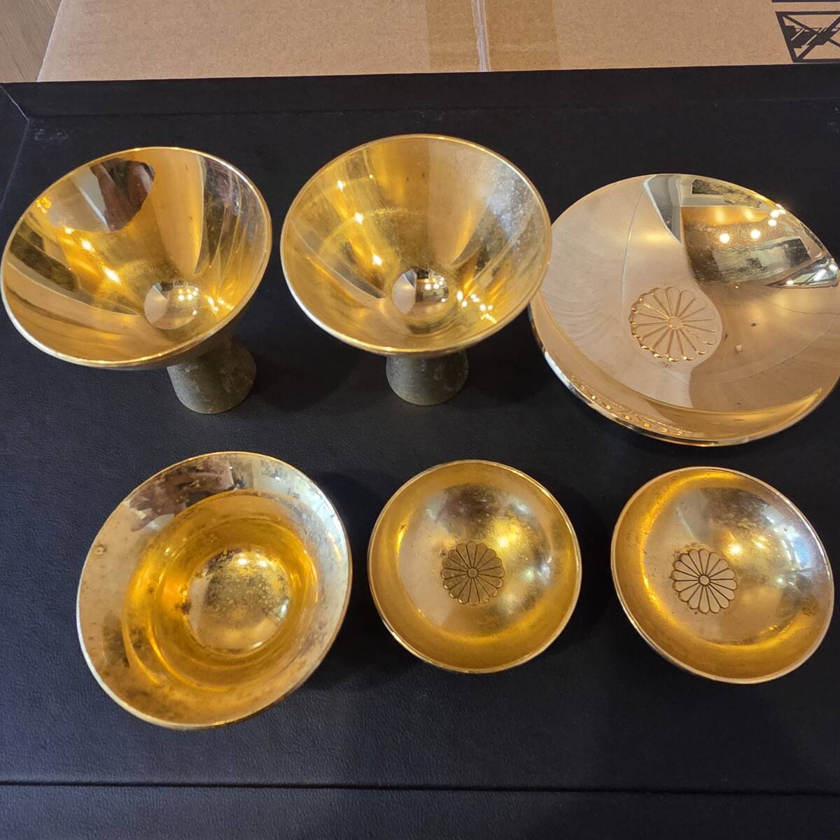 1530A 金杯 おまとめ 総重量約342.2g 24KGP 縁起物 記念品 祝品