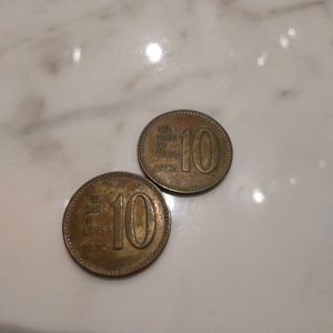 韓国旧10ウォン硬貨の値段と価格推移は？｜1件の売買データから韓国旧