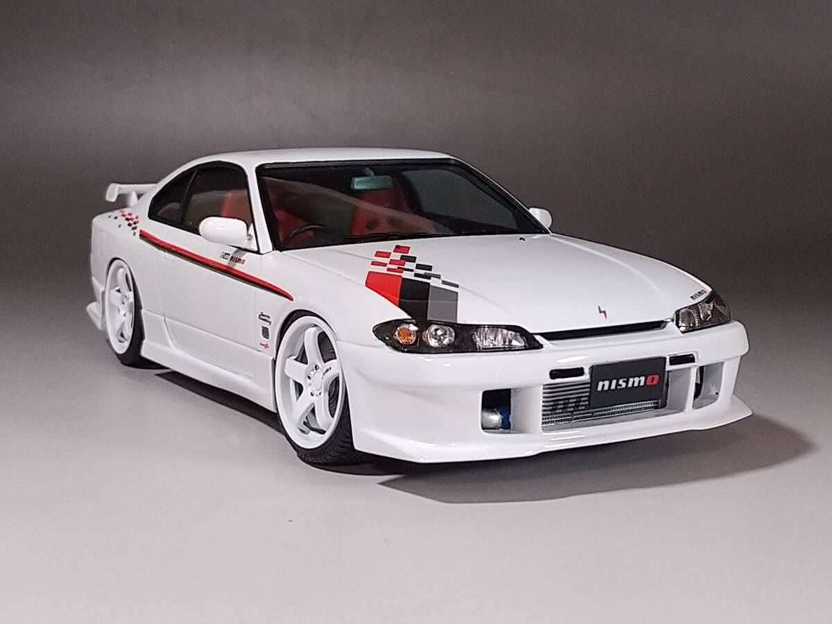 アオシマ+スケールスターズ 1/24 NISMO S15 シルビア エアサスカスタム