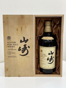 サントリー 山崎 12年 木箱のYahoo!オークション(旧ヤフオク!)の相場