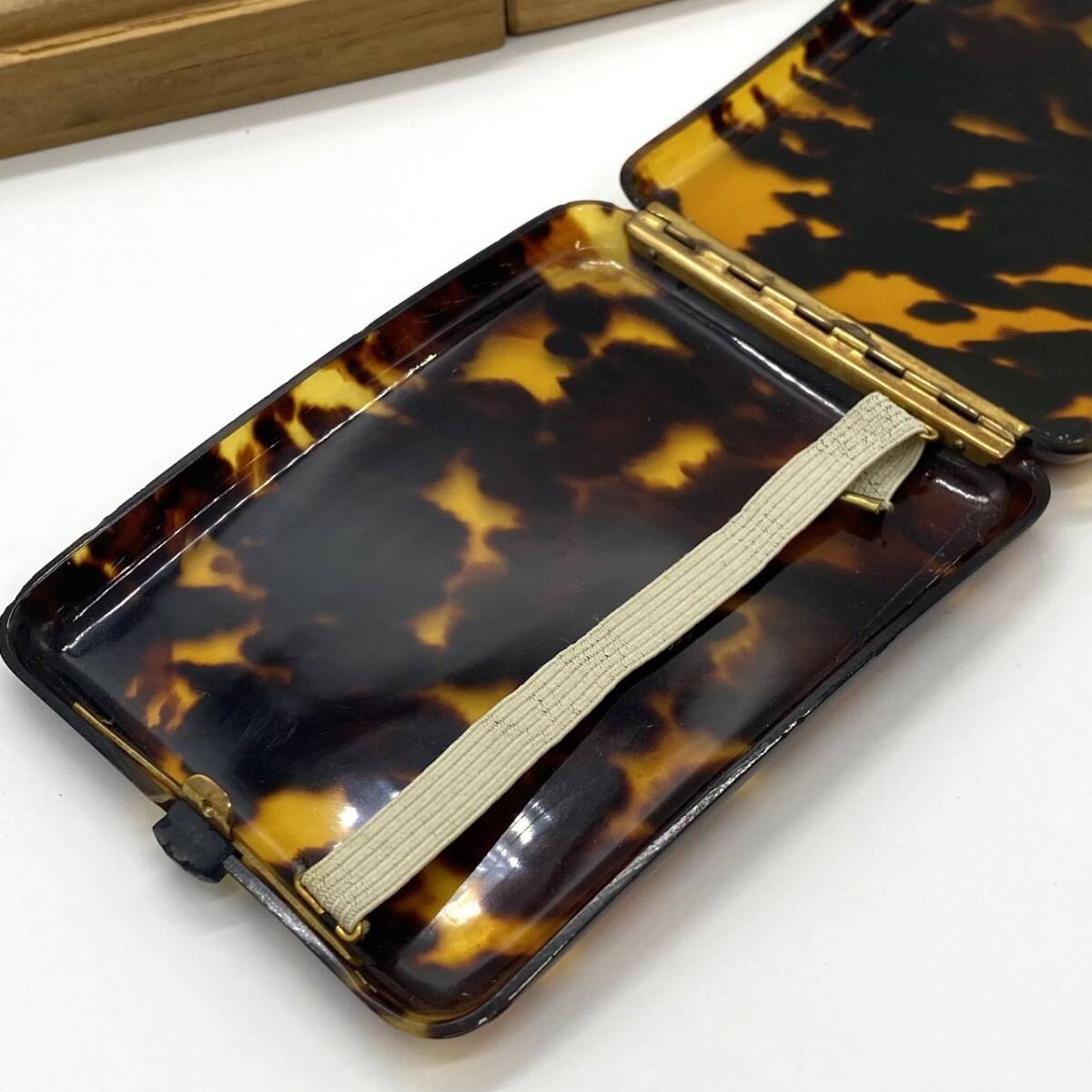 セール☆べっ甲☆鼈甲☆シガレットケース☆煙草ケース☆喫煙具 雑貨 本