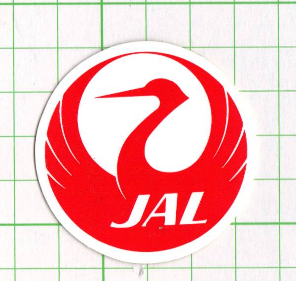 JAL 鶴丸ステッカー.(日本航空(JAL))｜売買されたオークション情報