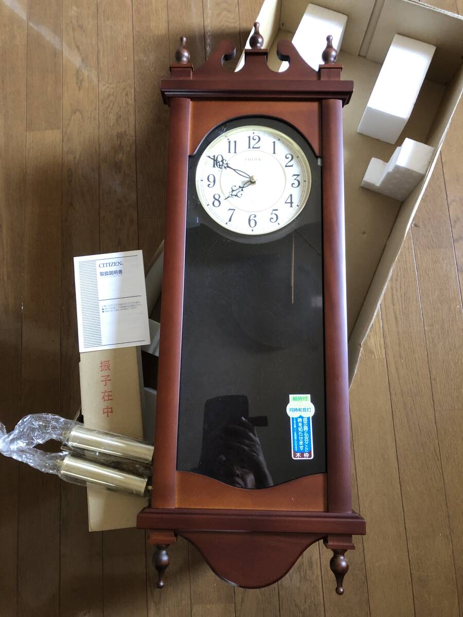 振り子時計 柱時計 新品 アンティーク風(デジタル)｜売買された