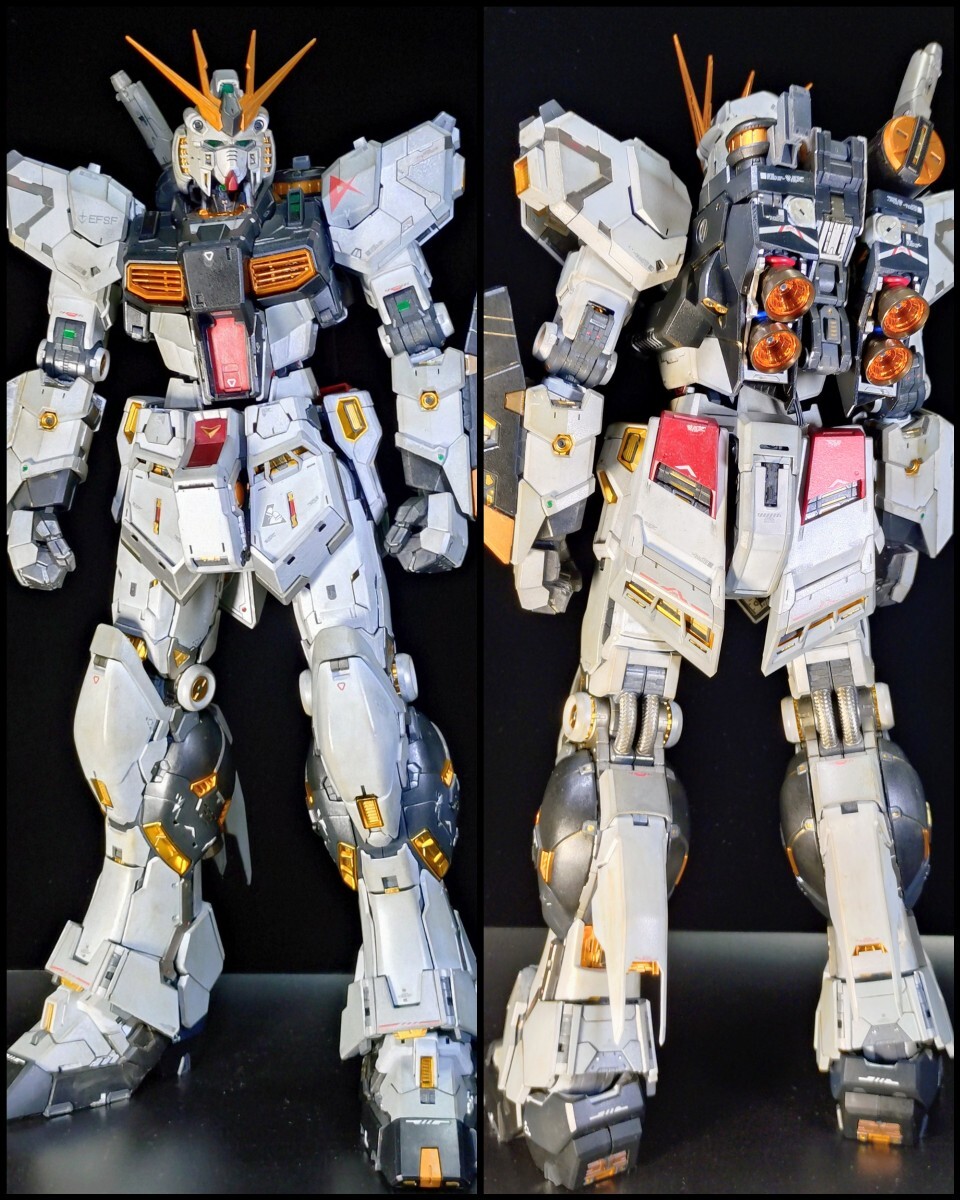 完成品 PGU νガンダム＆LEDユニット組込済 PERFECT GRADE UNLEASHED 1