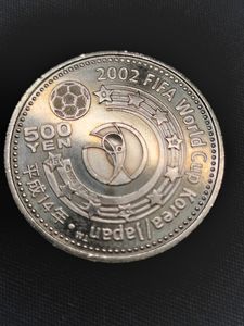 FIFA 2002年 500円硬貨の値段と価格推移は？｜4件の売買データからFIFA