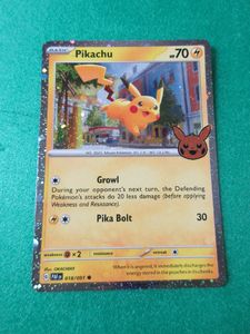 英語版　旧裏　Pikachu ピカチュウ　ポケモンカード ポケモン - ポケモンカード ピカチュウ 英語版 pikachu プロモ 海外版