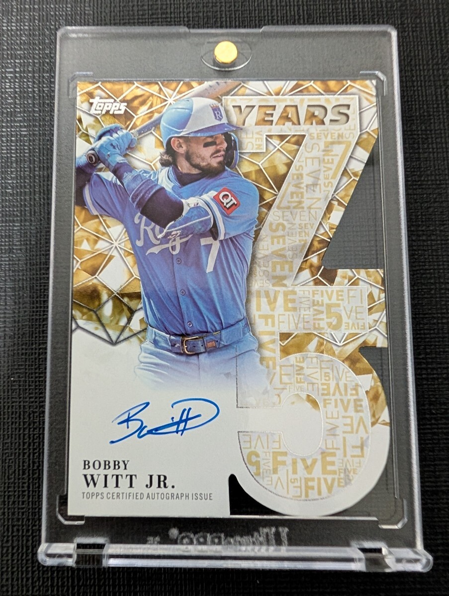 topps Bobby Witt Jr. 直筆サイン AUTO 50枚限定 1stナンバー・50枚限定】Bobby Witt jr. auto topps Series1 2026