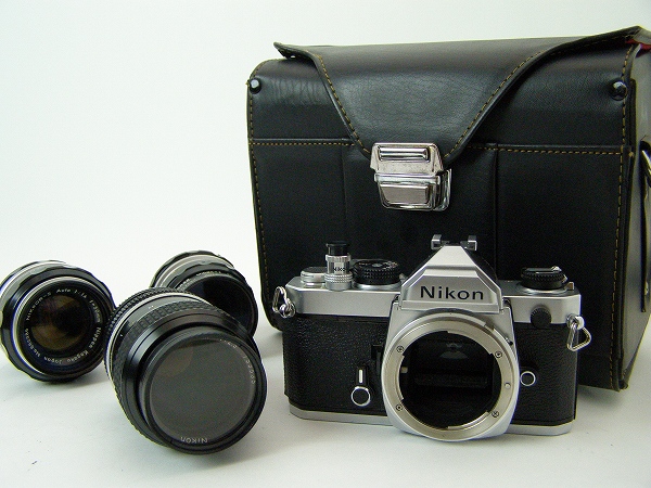 Nikonニコン FMシルバ－・レンズ3点・レンズフィルター他セット_1